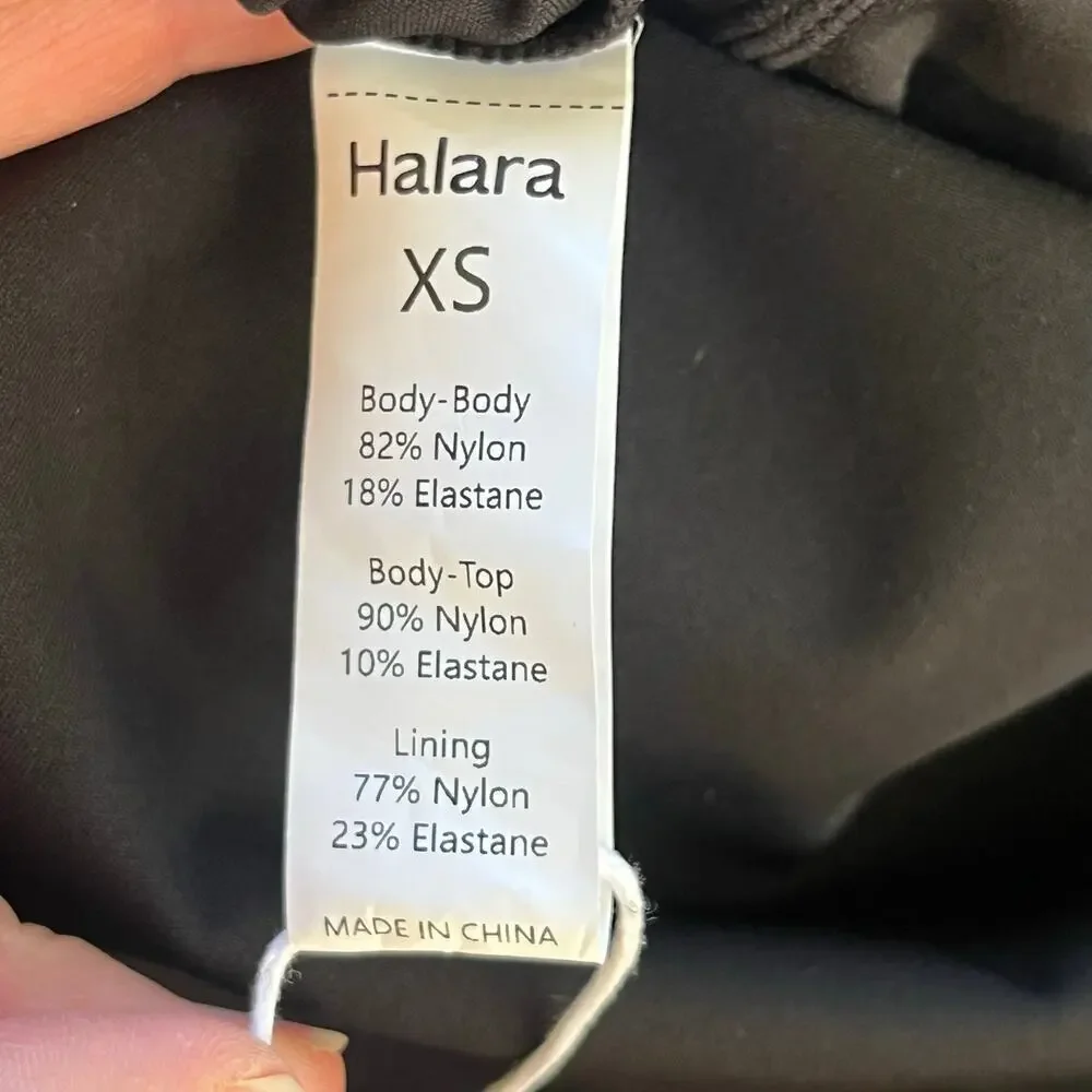 Halara Women's Black Swim Dress Size XS. NEW